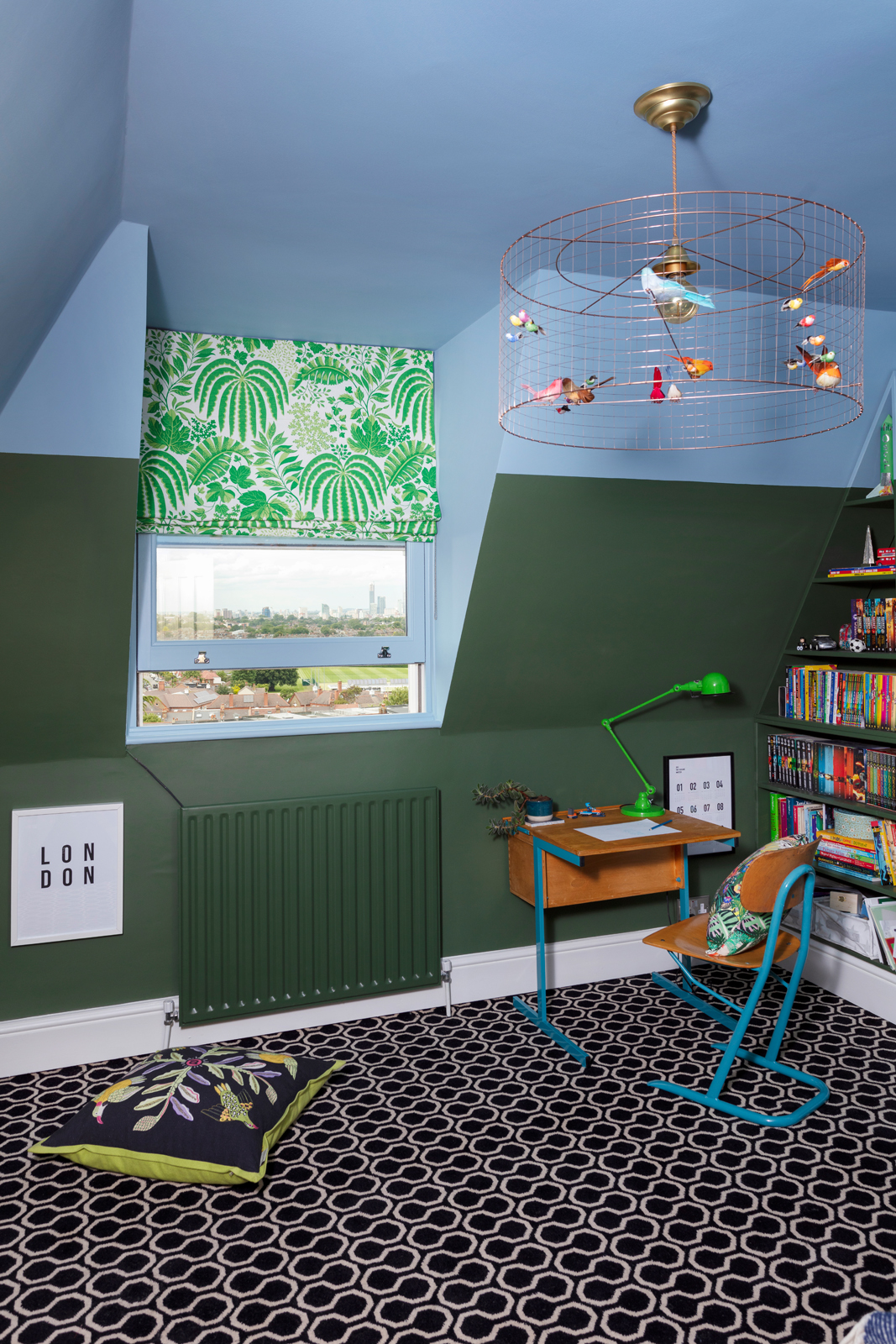 Alternative Florring Quirky B Honeycomb carpet in a child's room