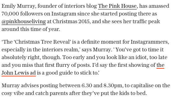 Emily Murray from Pink House Living on Christmas tree decor advice