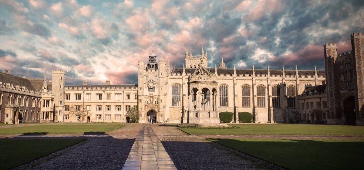 Trinity College, Cambridge, where I lived for 3 years as an undergraduate in the 1990s. The outside was much grander than the inside