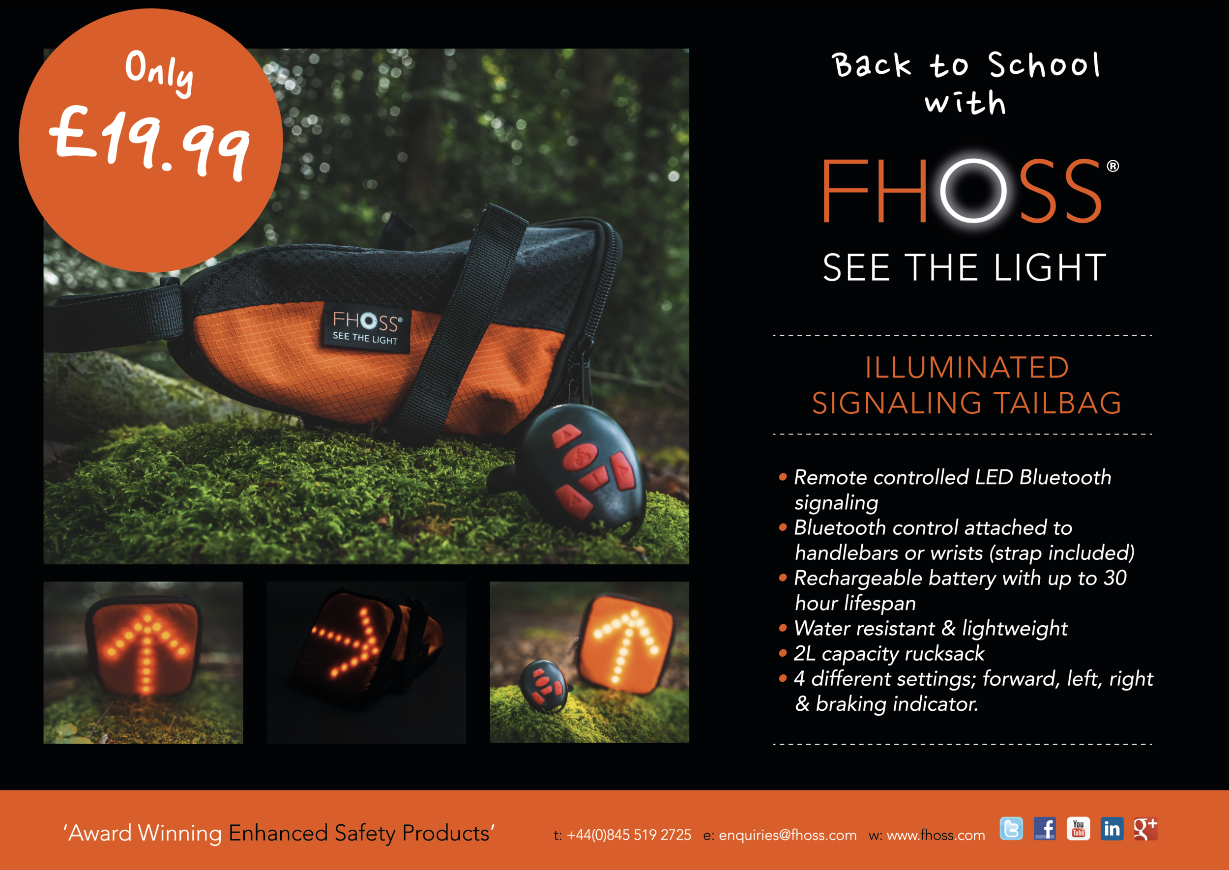 FHOSS Illuminated Signalling Tailbag