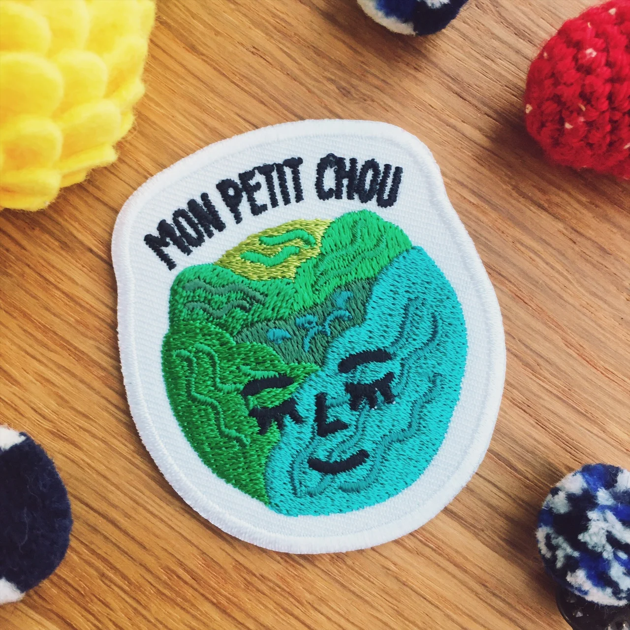 Say What? Mon Petit Chou Iron on Patch