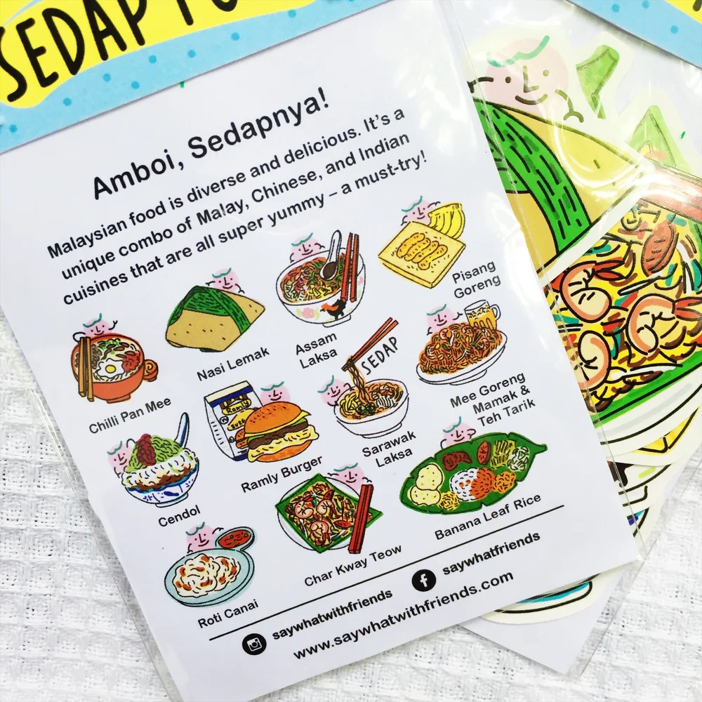 Say What Say What Malaysia S Sedap Food Stickers