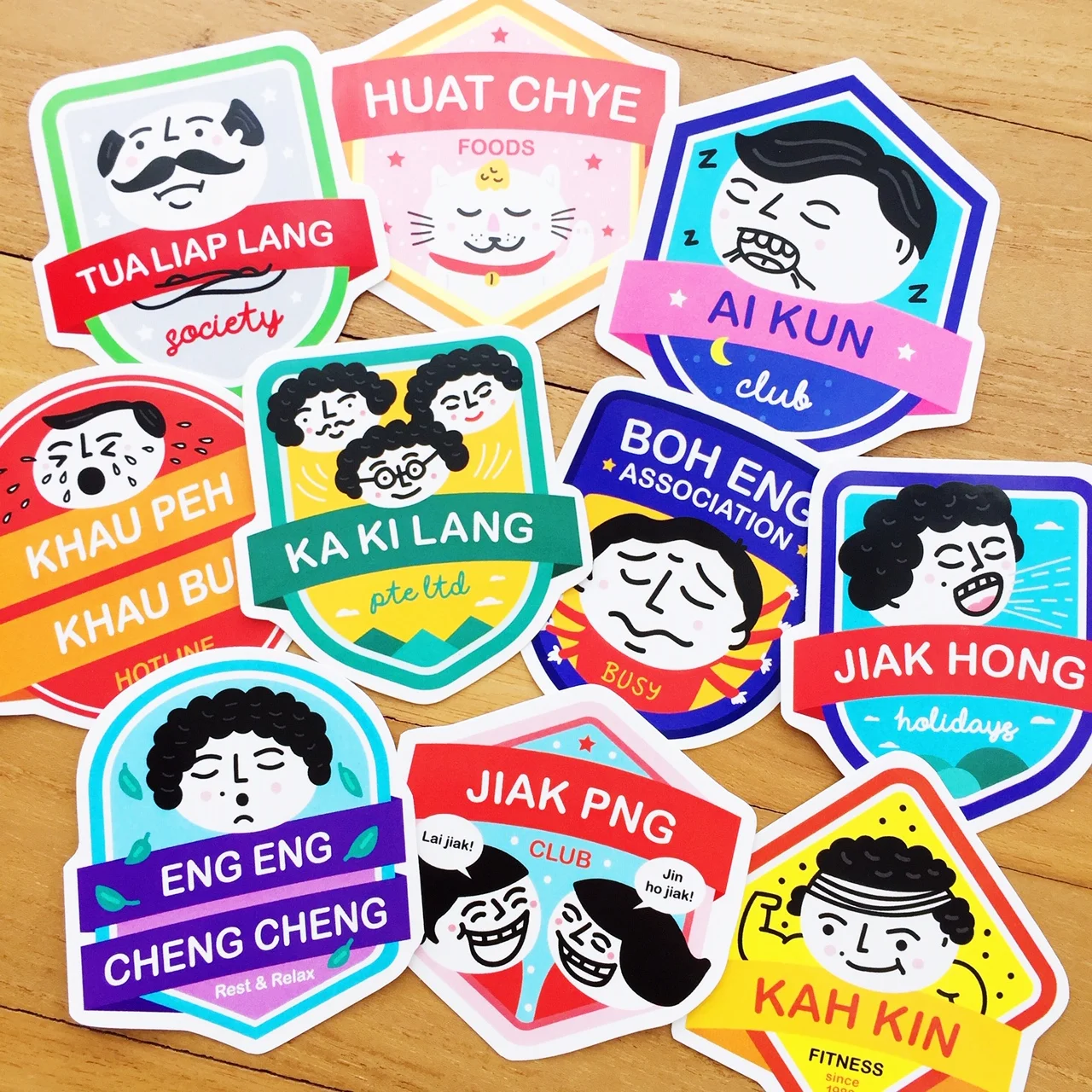 Say What? Hokkien Clan Stickers