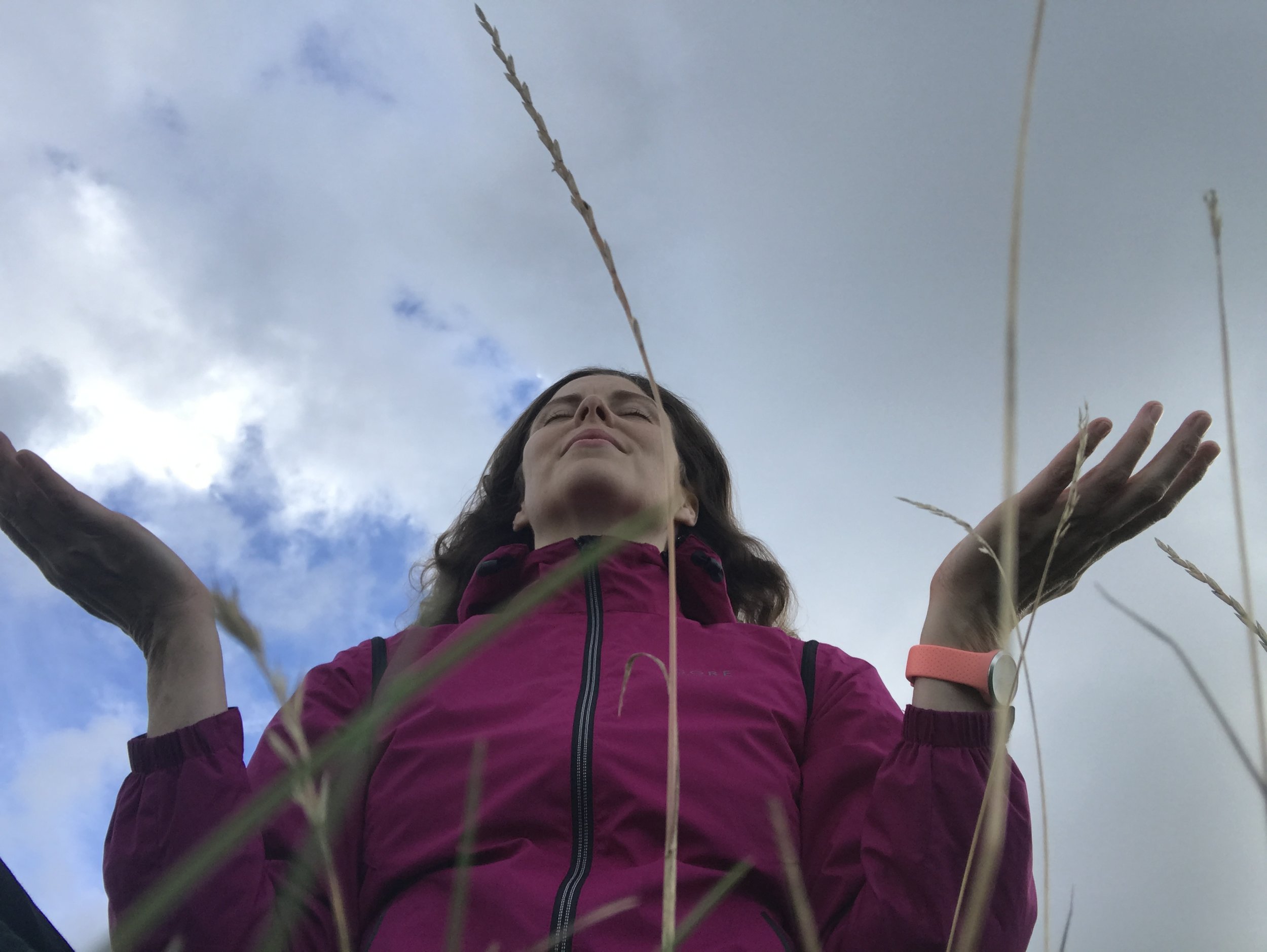 Peace is in the palm of your hand. Learning mindfulness is an integral part of the Truly Nourished Feeling 9-week course.