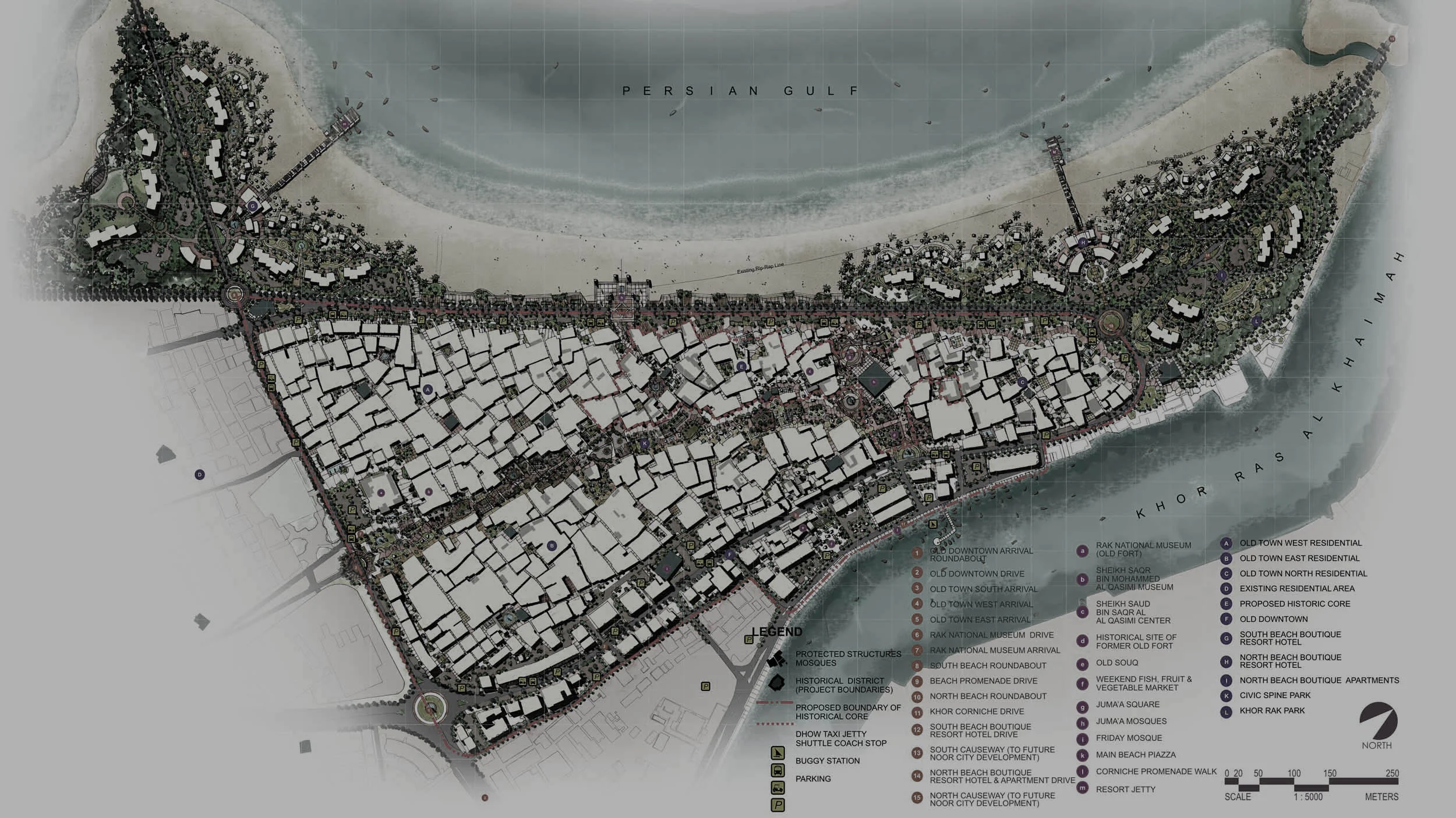 Old Town Historic District Location: Old Town, Ras Al Khaimah, UAE Project Type: Conservation, Adaptive Re-Use Historically the first residential and trade settlement in Ras Al Khaimah, the Old Town District has fallen to disarray and misuse in the past decades. Cadiz collaborated with the Government of RAK to convert this prime real estate into a cultural hub that’s both a destination and a community. The district is currently applying for a UNESCO World Heritage Site status