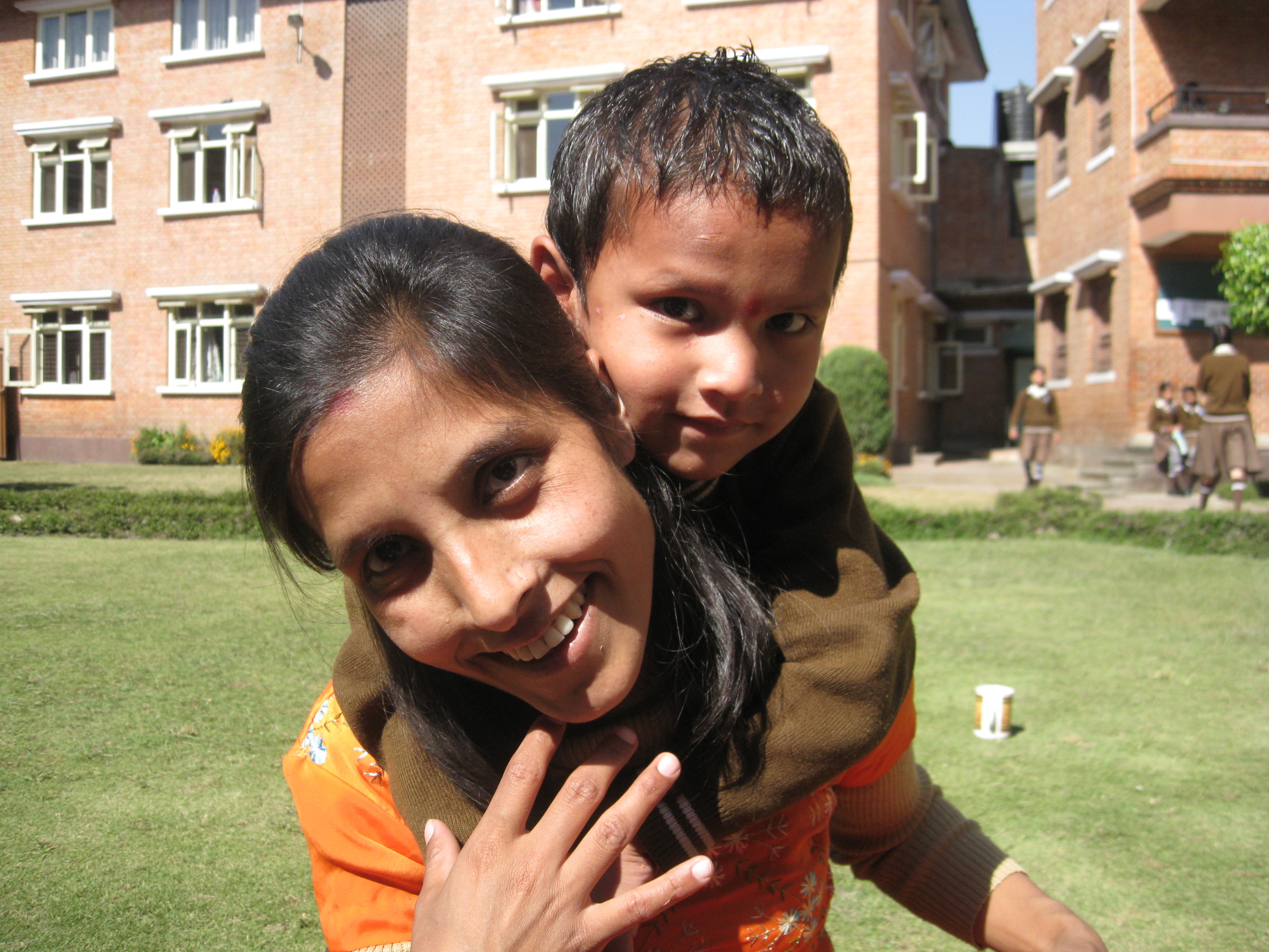 Radhika and her son