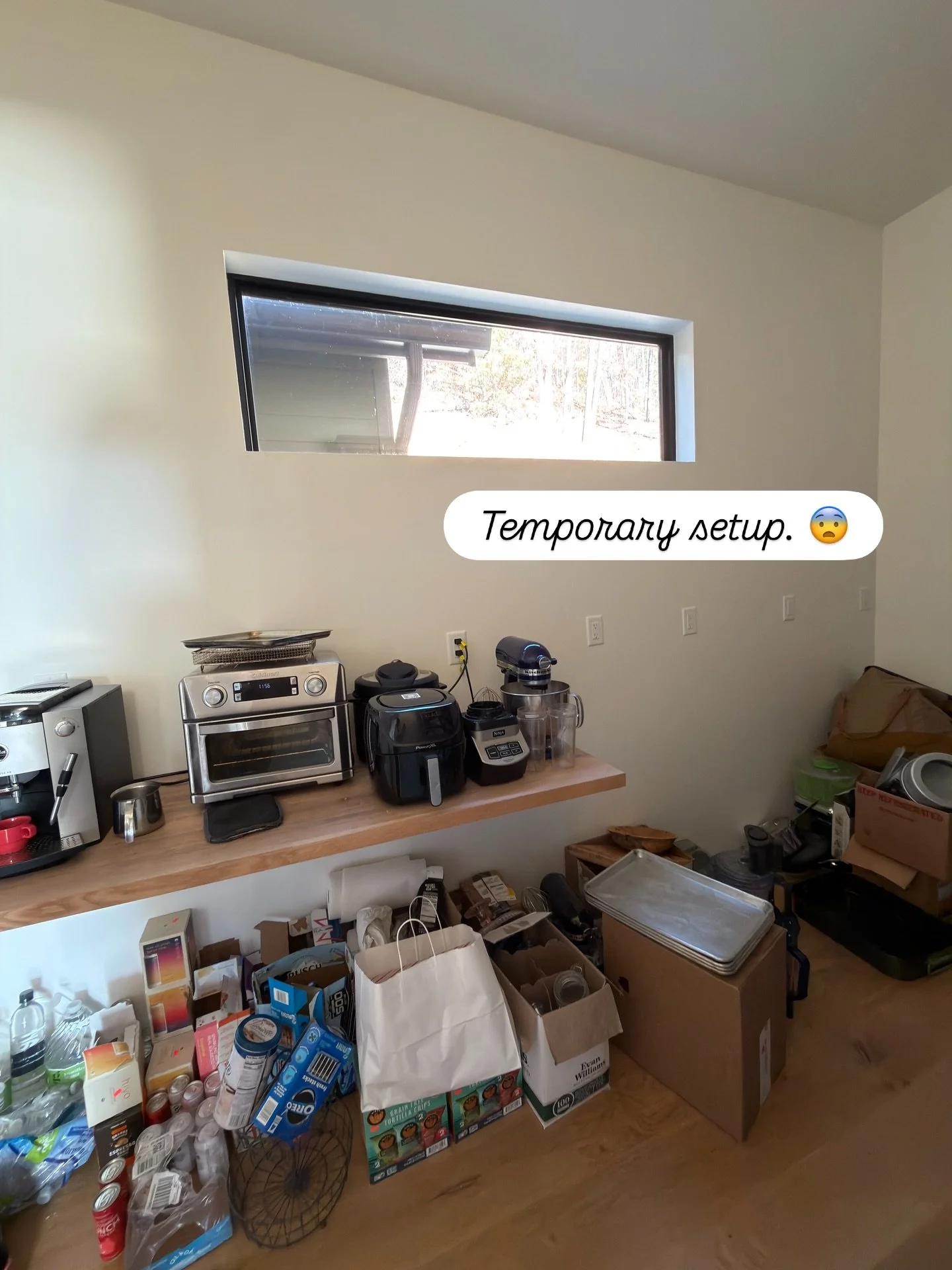 Made good progress on a weekend project while snowed in. 

#solidrockbuilders
#buildersinashevillle
#ashevillecustomhomebuilder
#weekendproject 
#customhome