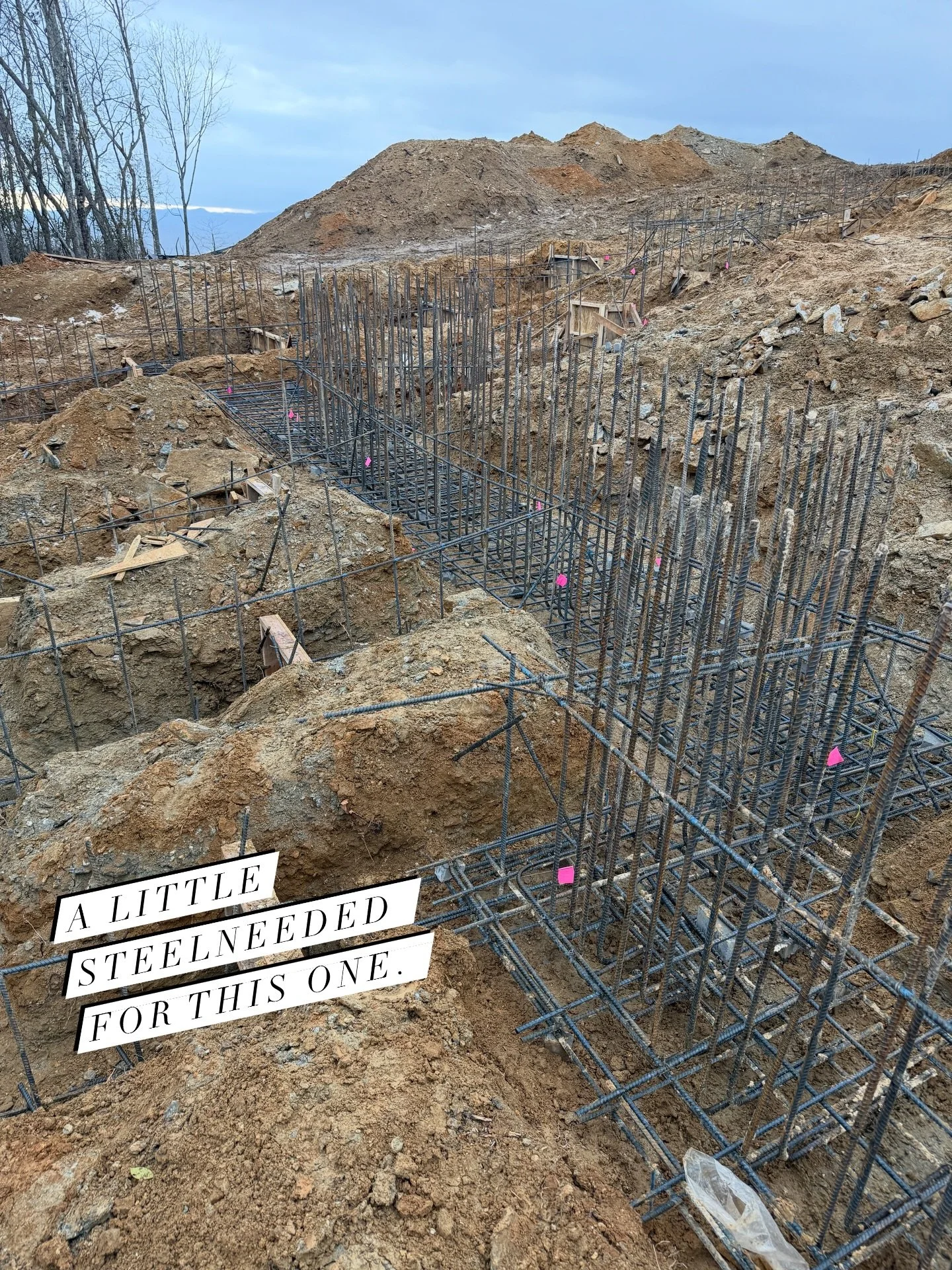 Footers.
#steel
#construction 
#custom 
#house