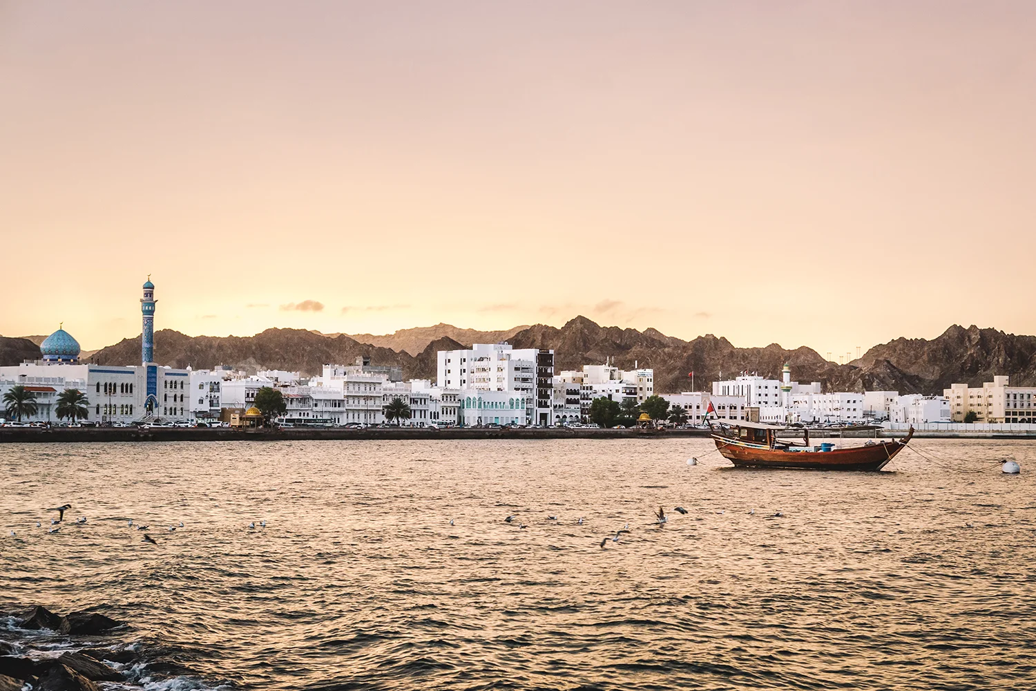 Corniche at sunset