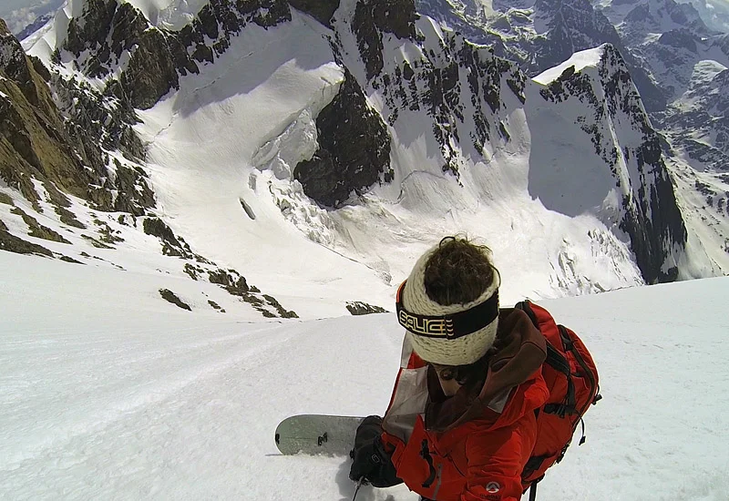 Team rider Davide Capozzi in a situation where edge hold is much appreciated.