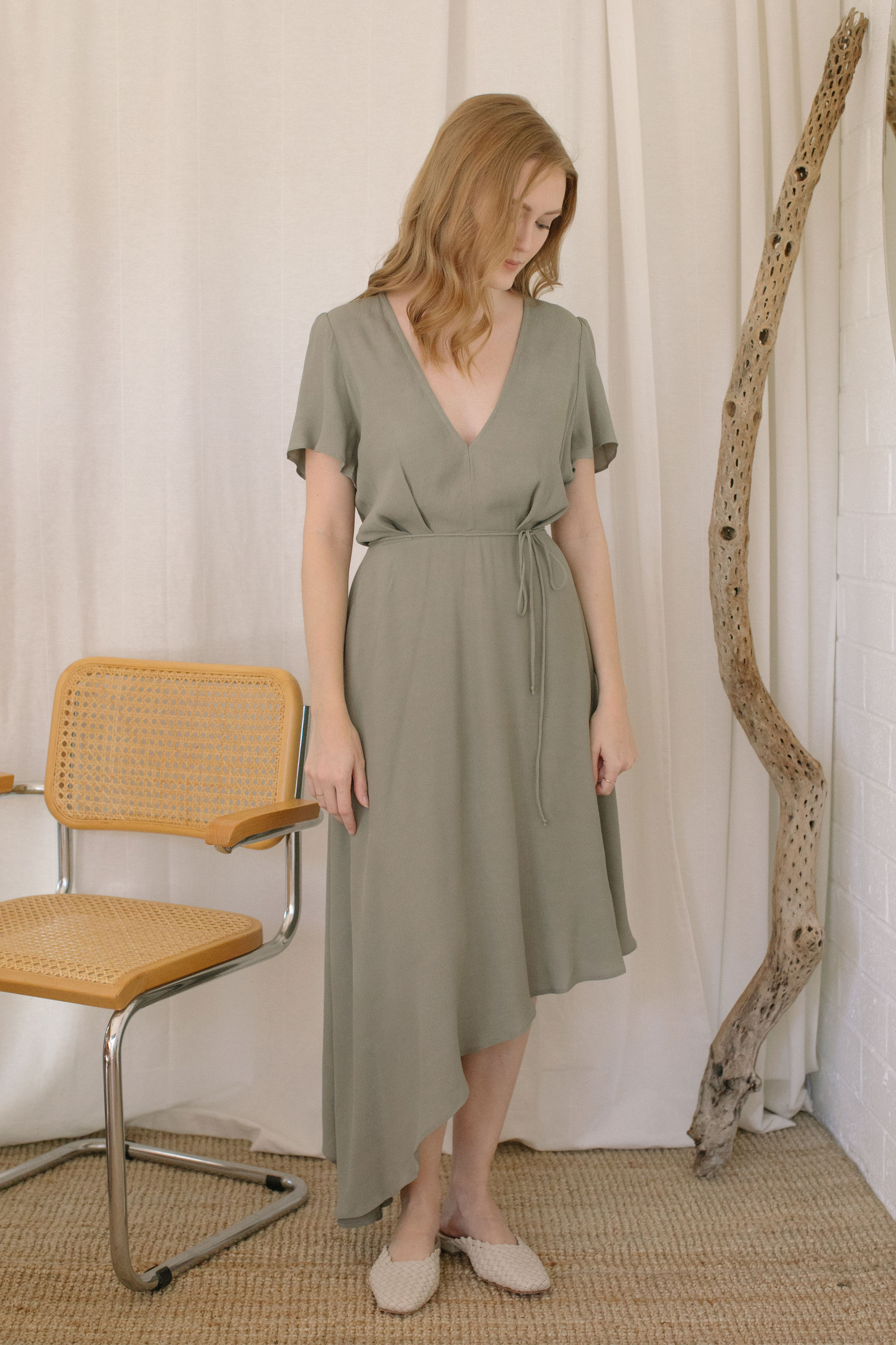 Bell Sleeve Bridesmaid Dress