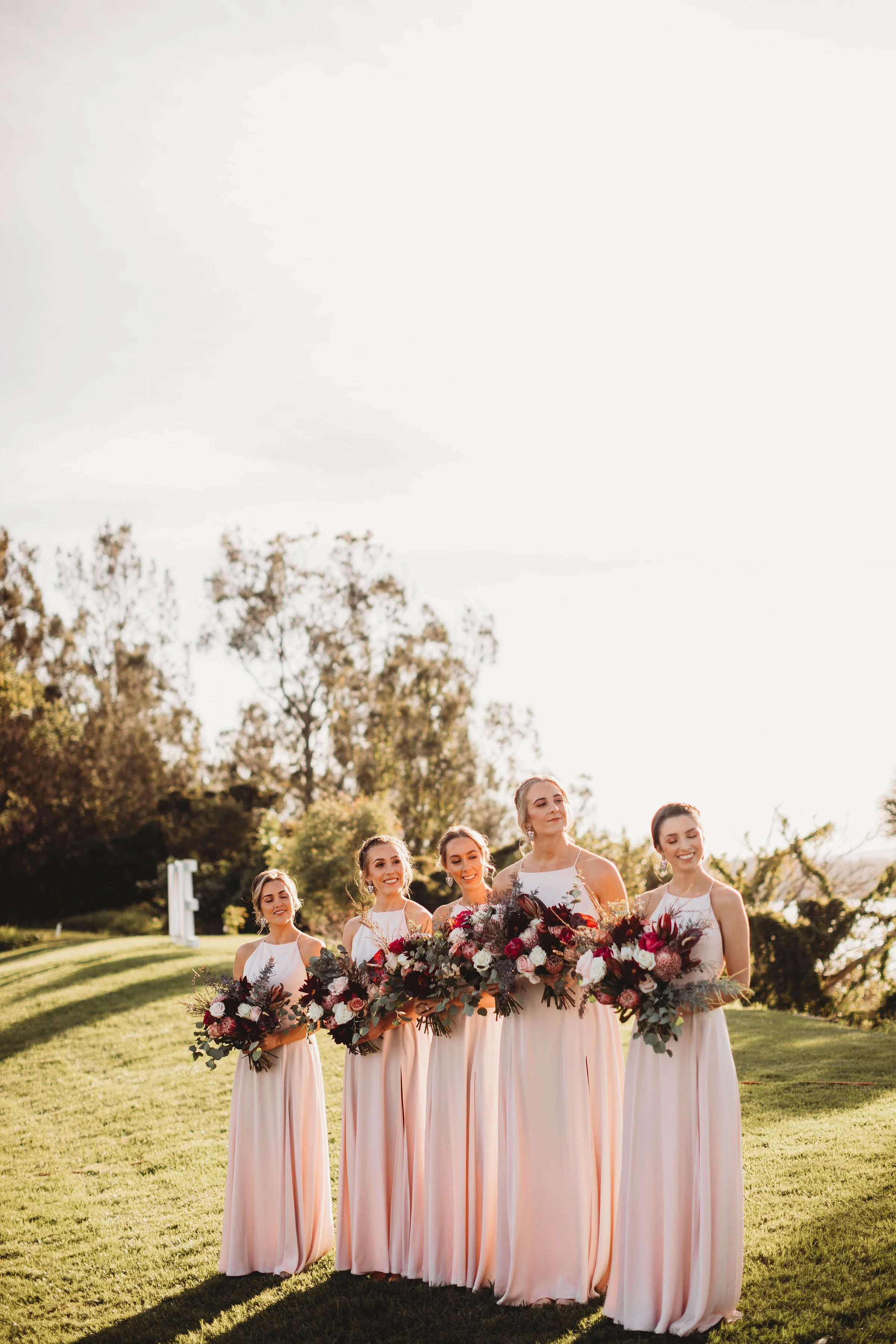 coast pink bridesmaid dresses