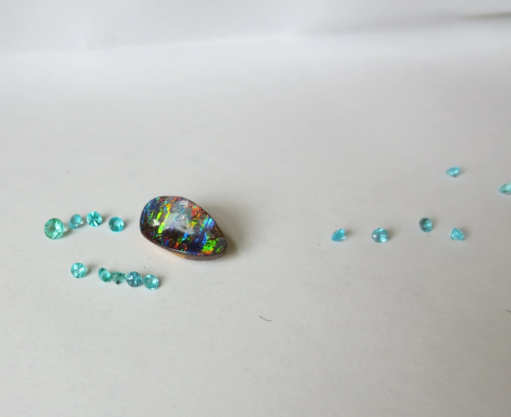 Boulder Opal and Paraiba