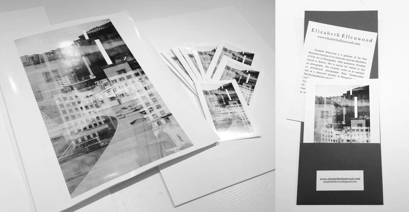 Elizabeth Ellenwood created a small edition of fiber prints for her leave behinds