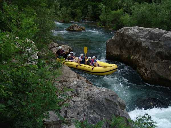 White river rafting in Croatia - Zrmanja river