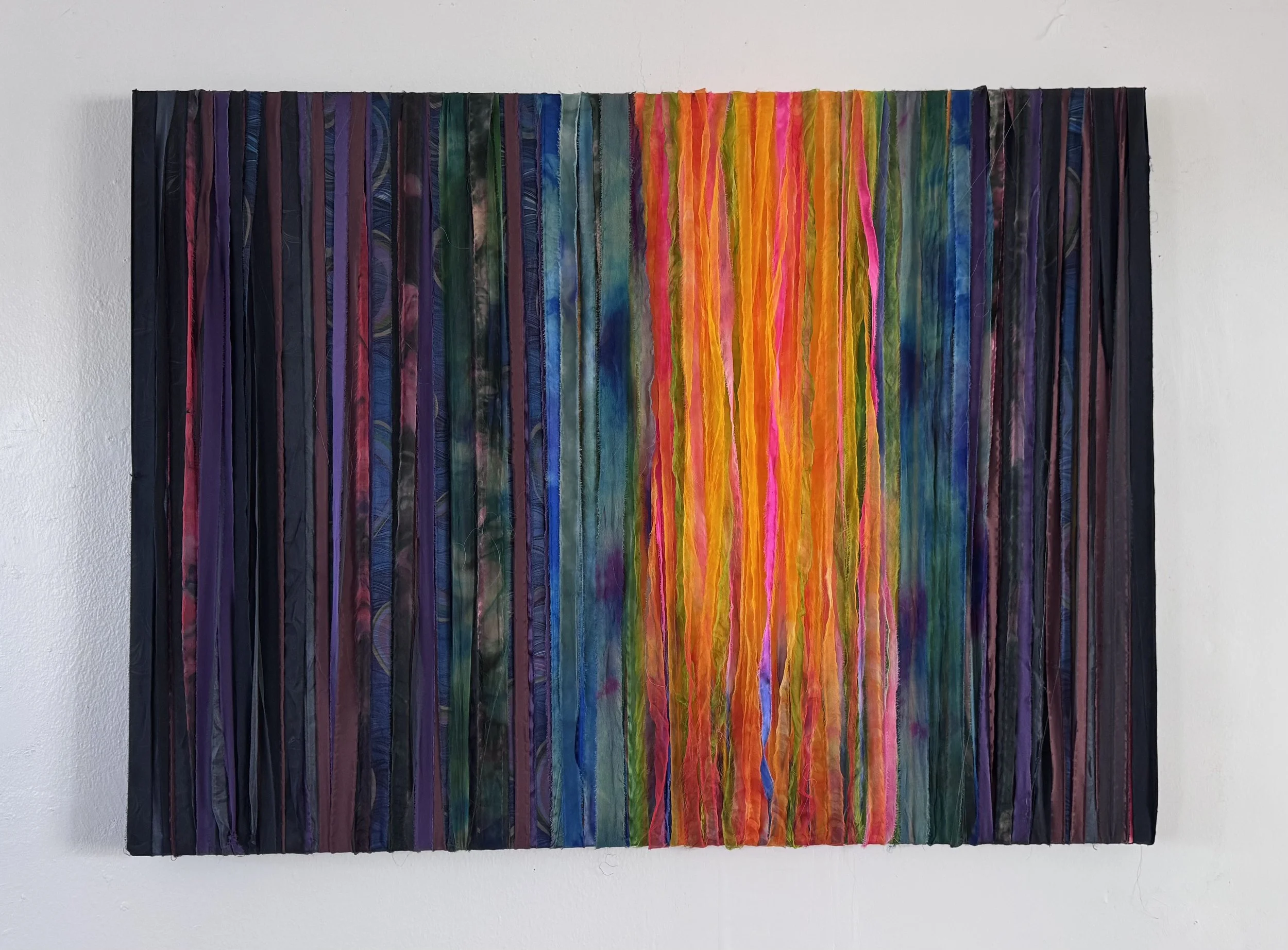 "Holding the Light" Hand-dyed silk 40"x30"   $625