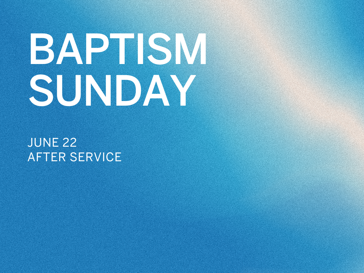 Baptism Sunday