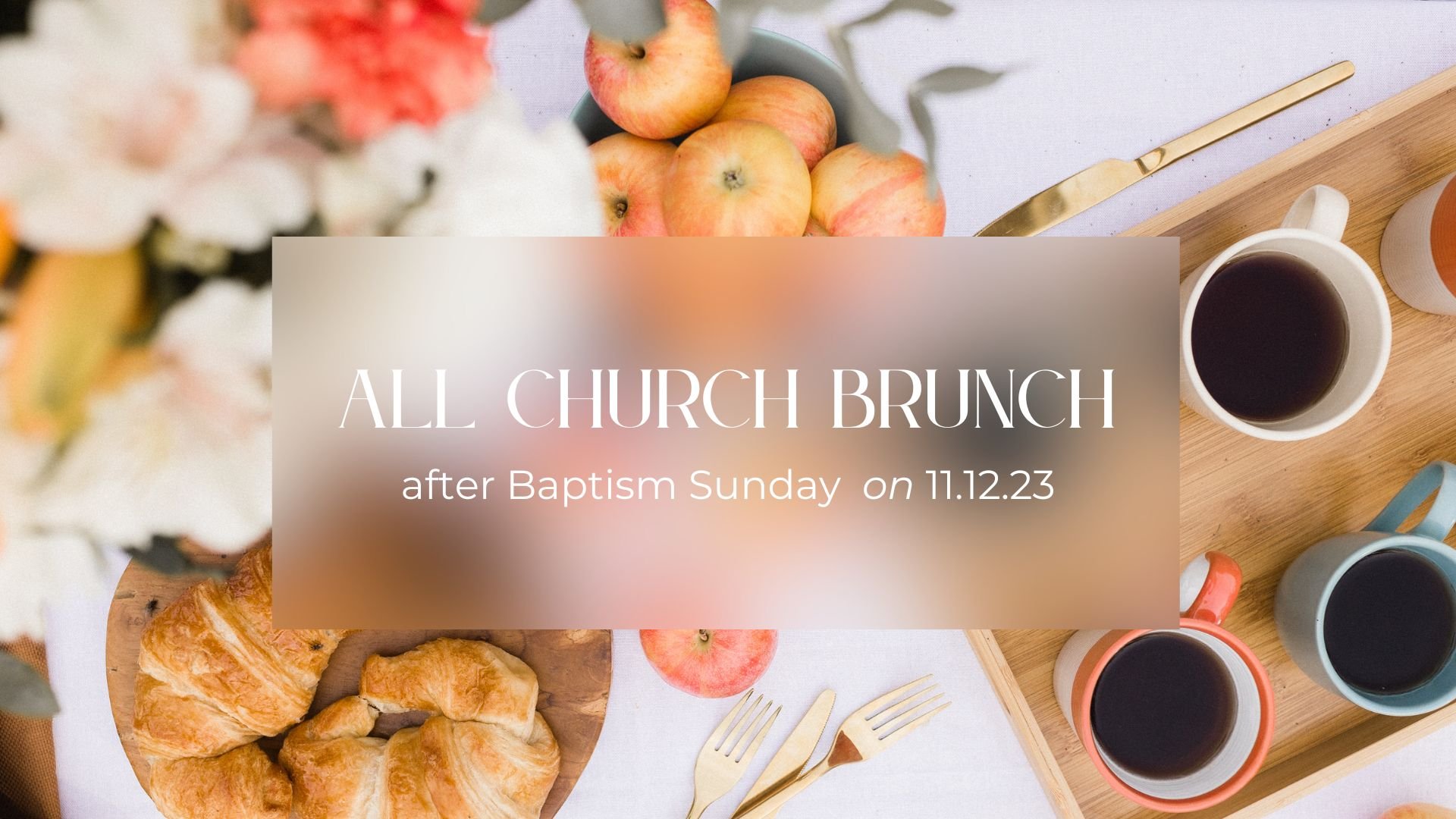 All church brunch