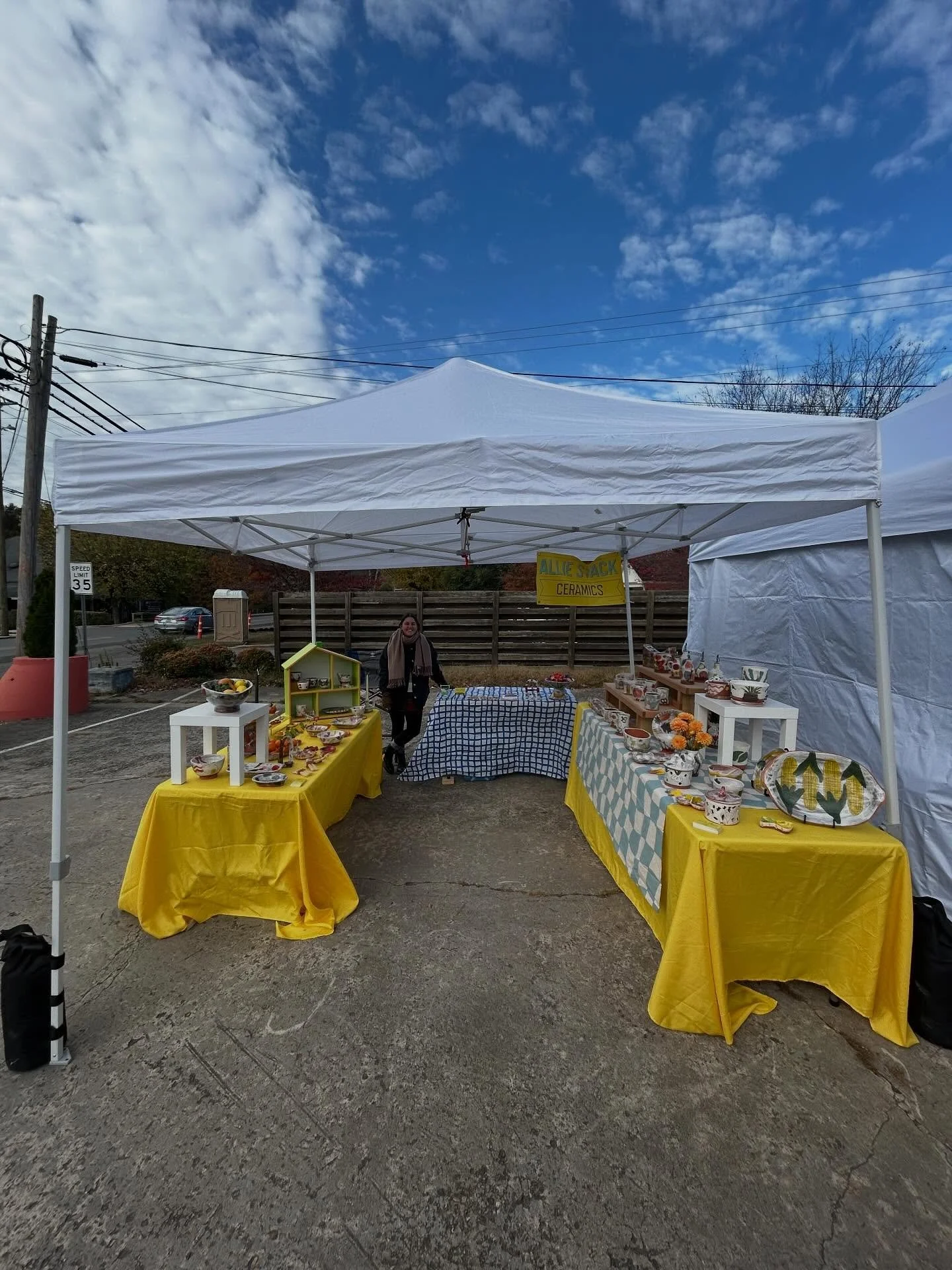 ✨Thanks to everyone who came out to @gatherartmarket this weekend! It&rsquo;s always a fun time! ✨

Now I&rsquo;m going to be busy in the studio making new work for:
- @showandtellpopupshop which will be at the Asheville mall from Nov 29-Dec 24! 
- @