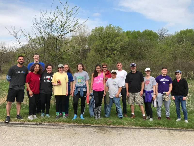 Earth Day volunteers