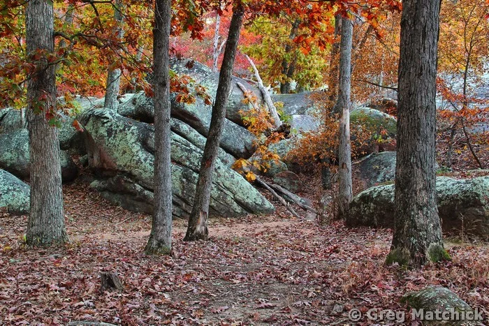 Autumn Day Among the Boulders at Elephant Rocks