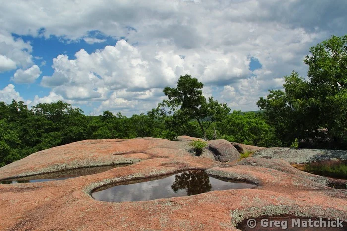 Clouds and Pools at Elephant Rocks 2