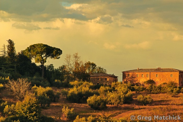 Morning Sunlight On a Tuscan Farm