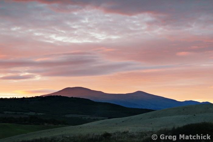 Sunrise Over Mount Amiata