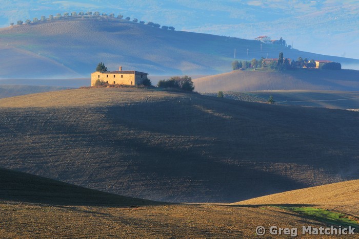 Tuscan Farms In the Morning Light
