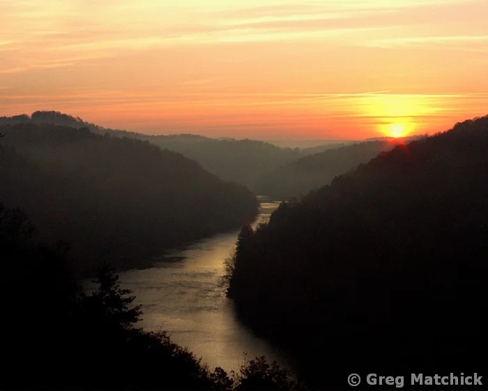 Sunrise Over the Cumberland River
