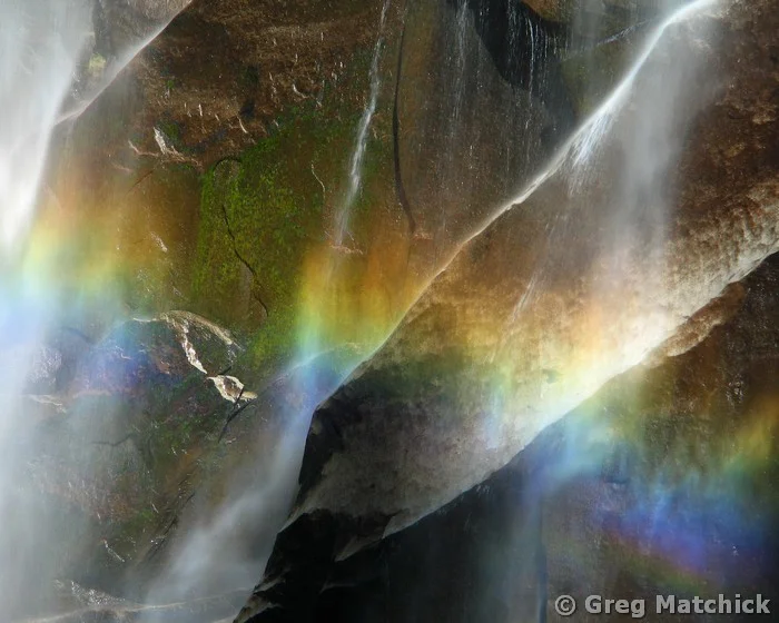 Vernal Falls Rainbow 1 in Yosemite National Park