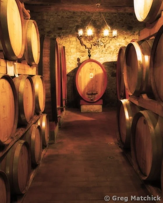 Brunello Wine Cellar in Tuscany