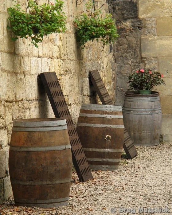 Wine Barrels and Racks