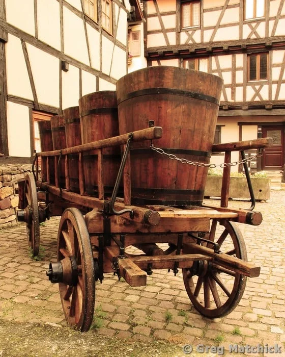 Wine Cart in Alsace