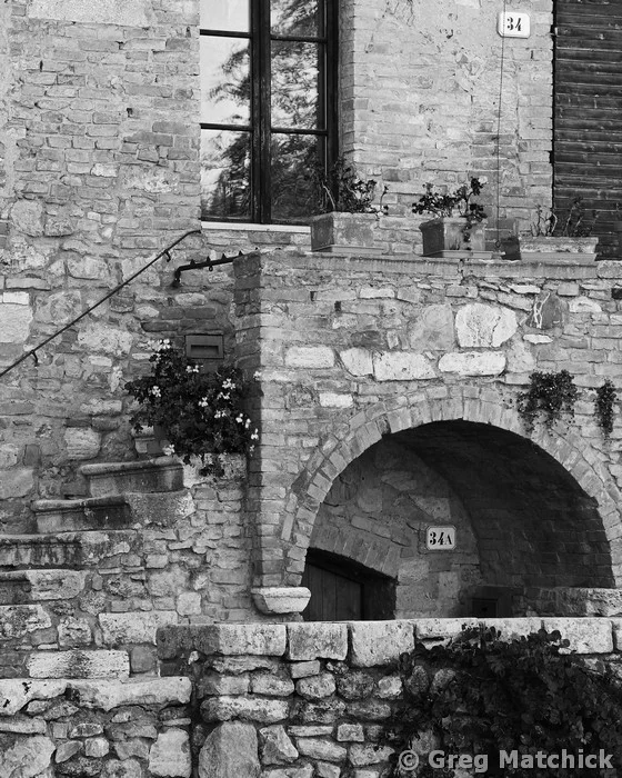 Home and Stairway in Bagni di Vignoni