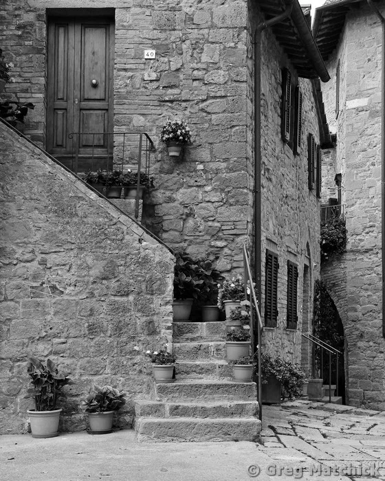 Steps to a Stone Home in Tuscany