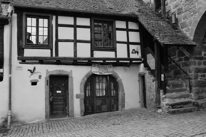 Old Shop in Village of Riquewihr France