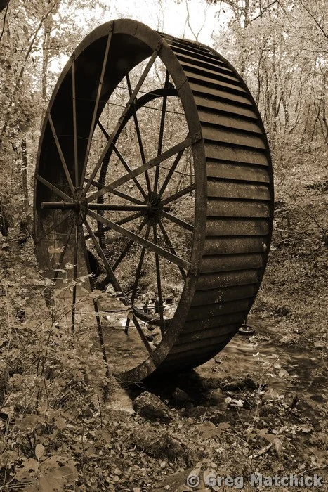 Abandoned Ozark Mill Wheel