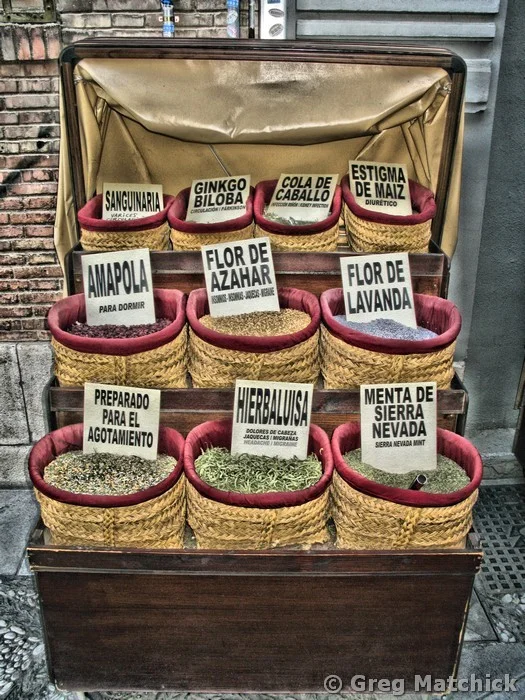 Herbs and Spices in Granada Spain