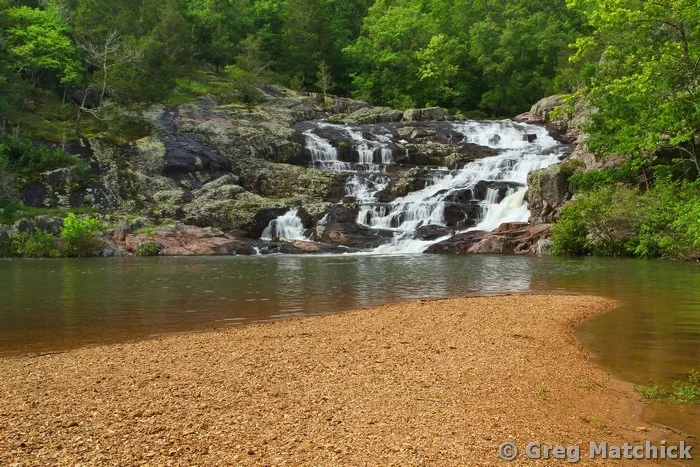 Rocky Falls in Summer 2