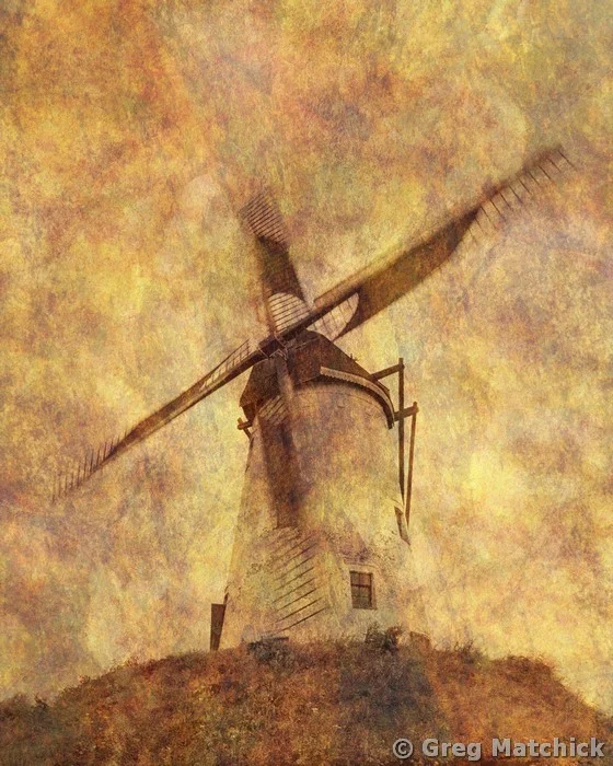Windmill in Belgium (composite)