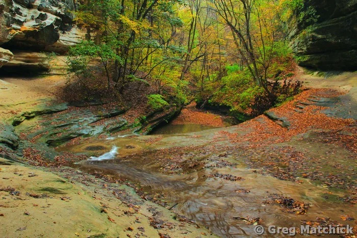 LaSalle Canyon in Autumn 2 at Starved Rock State Park