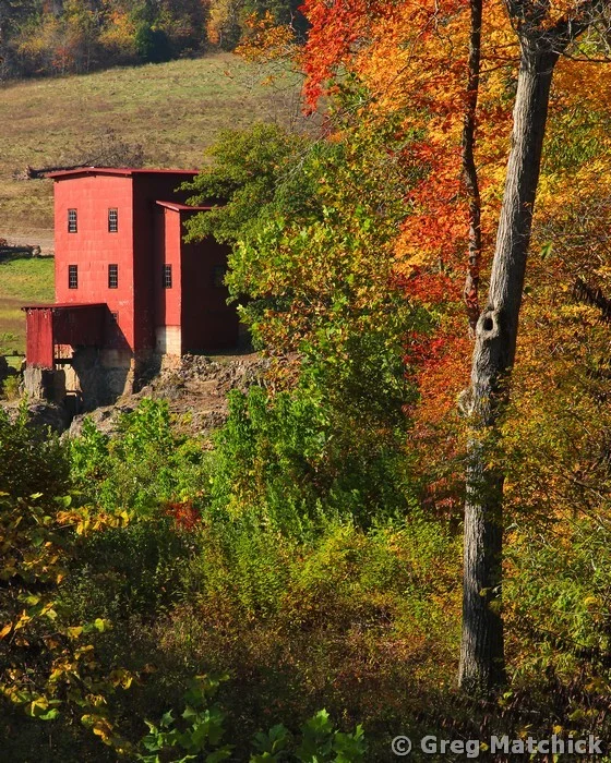 Autumn View of Dillard Mill