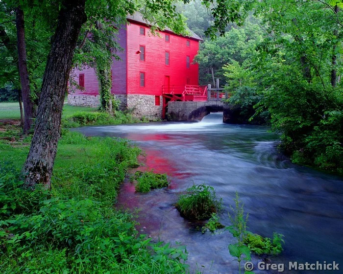 The Old Red Mill at Alley Spring
