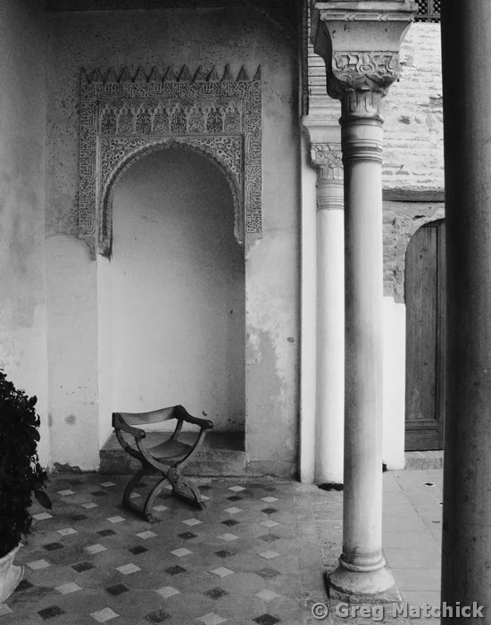 Moorish Chair In a Niche