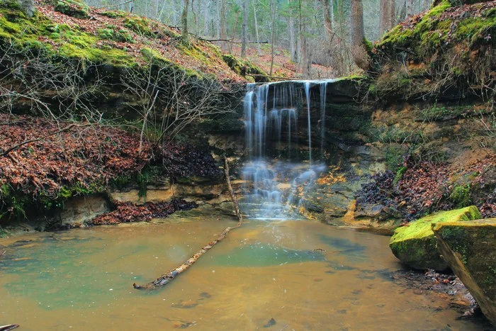 Waterfall at Don Robinson State Park 1