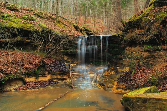Waterfall at Don Robinson State Park 3