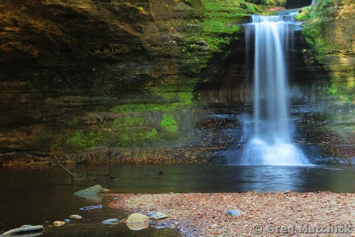 Cascade Falls at Matthiessen State Park 1