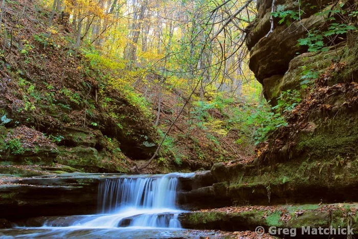 Giants Bathtub Cascade 1 at Matthiessen State Park