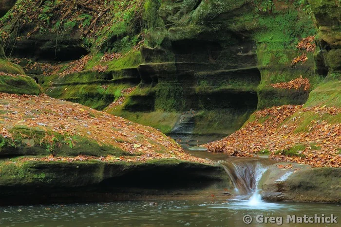 Cascade in Illinois Canyon 2 at Starved Rock State Park